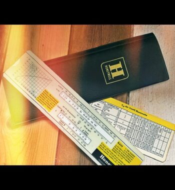 IWA 51455 Honeywell valve size German computer slide chart 1970 Germany