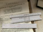 Marcantoni 12,5 CA Concrete pocket slide rule full set 1960 Italy - Image 5