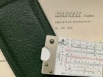 Faber Castell 62/82 pocket slide rule manual sleeve 1960 Germany
