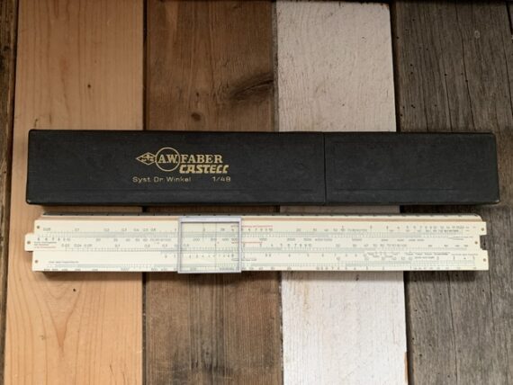 Faber Castell 1/48 Winkel Machine time slide rule 1940 Germany - Image 2