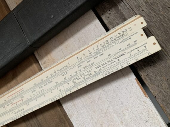 Faber Castell 1/48 Winkel Machine time slide rule 1940 Germany - Image 6