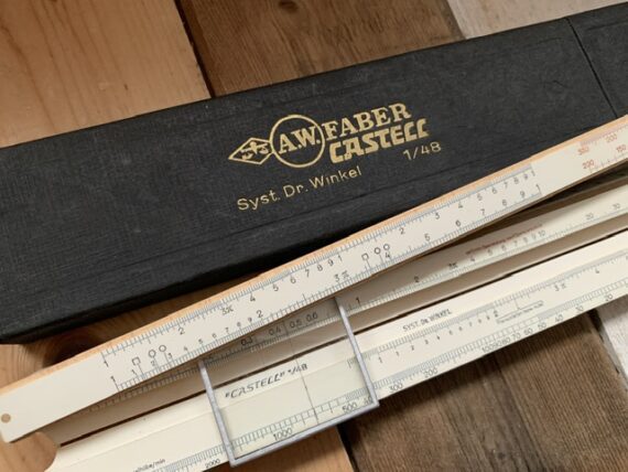 Faber Castell 1/48 Winkel Machine time slide rule 1940 Germany