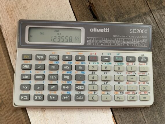 Olivetti SC2000 Scientific calculator 1990 Taiwan - Image 6