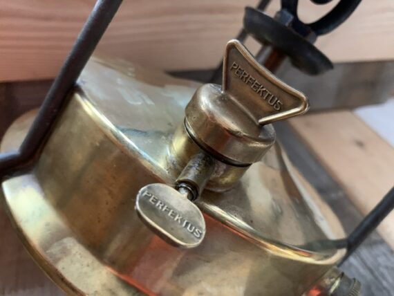 Ernst Hãhnel Perfektus 3 home brass stove 1960 Germany
