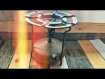 Coleman 518 Solus collapsable brass stove, made in the late 1940's in Canada