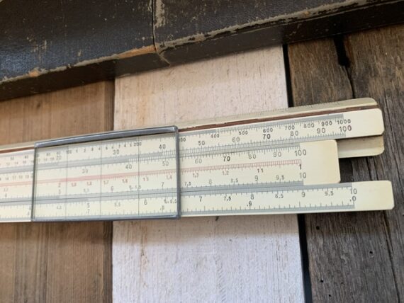 Nestler 23aR longer midsize 40cm 16" slide rule 1940 Germany - Image 6