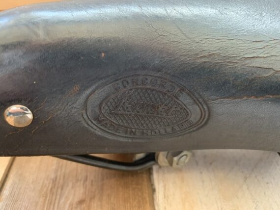 Lepper Concorde leather saddle bike black 1980 Holland - Image 3