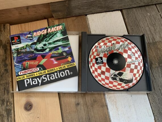 Ridge Racer PS1 video game PAL box manual 1994 Japan - Image 5