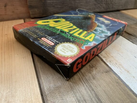 Godzilla NES video game box manual PAL 1992 JAPAN - Image 3