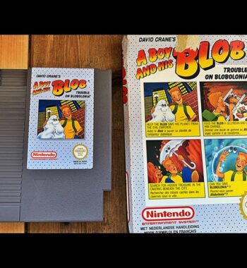A boy and his Blog NES video game PAL box 1991 Japan