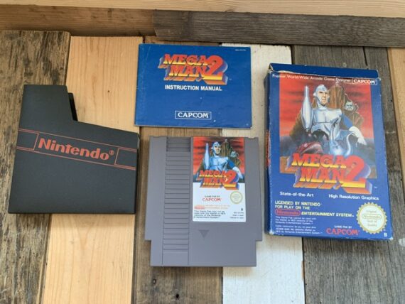 Mega Man 2 NES video game PAL box manual 1990 Japan