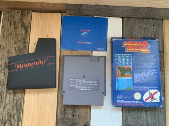 Mega Man 2 NES video game PAL box manual 1990 Japan