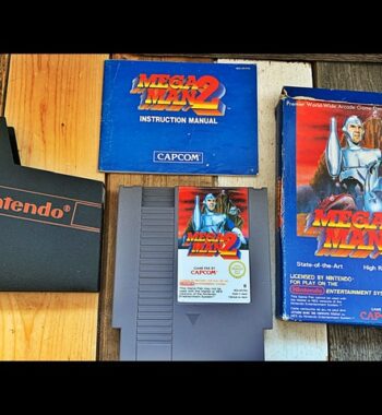 Mega Man 2 NES video game PAL box manual 1990 Japan
