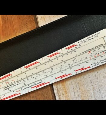 IWA 1312 Forrester timber tree cutting slide rule 1960 Germany