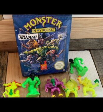 Monster in my pocket NES video game PAL box manual 1992 Japan