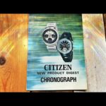 Citizen bullhead chronograph dealer introduction booklet 1970 Japan