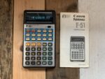 Canon Palmtronic F-51 scientific calculator manual 1976 Japan - Image 2