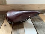 Lepper Weltmeister leather saddle bike brown 1990 Holland - Image 2