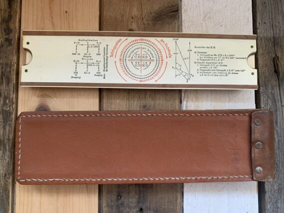 Faber Castell Wichmann Richtschieber slide rule 1940 Germany
