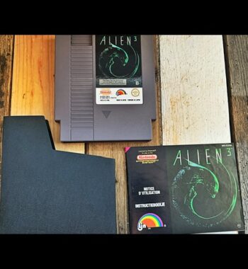 Alien 3 NES video game PAL manual 1992 Japan