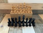 Lardy staunton Chess set K74 larger size weighted 1960 France - Image 3