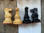 Lardy staunton Chess set K74 larger size weighted 1960 France - Image 8