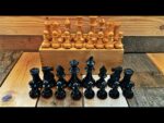Lardy staunton Chess set K74 larger size weighted 1960 France