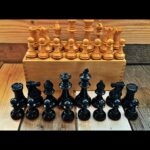 Lardy staunton Chess set K74 larger size weighted 1960 France