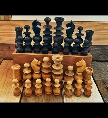 French Regency Tournament Chess set K82 ca. 1920 France
