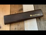 Certina brown mens dress watch box 1970 Switzerland