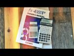 Casio fx-4000P Scientific programmable calculator manual 1984 Japan