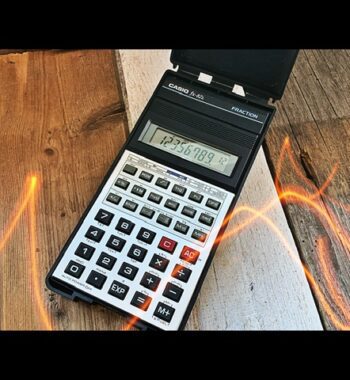 Casio fx-82L Fraction electronic scientific calculator 1990 Japan