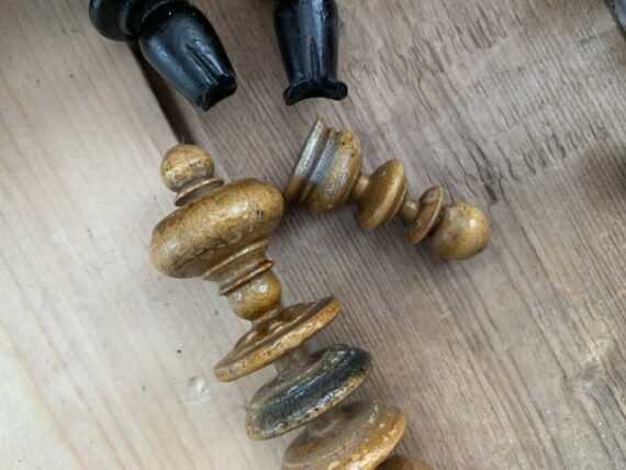 Large early light weight Chess set K8 ca. 1900 England - Image 6