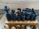 Large early light weight Chess set K8 ca. 1900 English