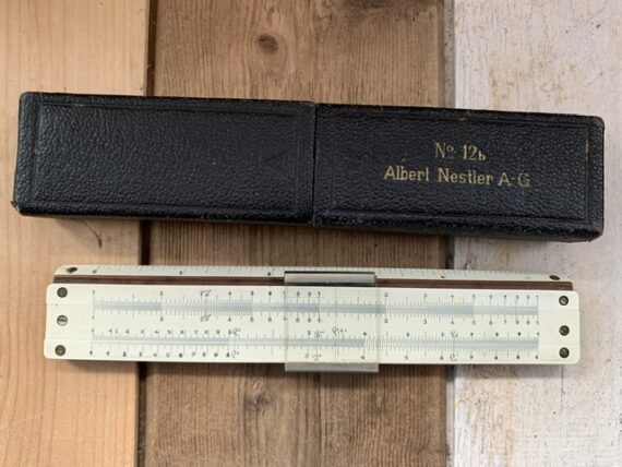 Nestler 12a 12b pocket slide rule Germany 1930 - Image 2