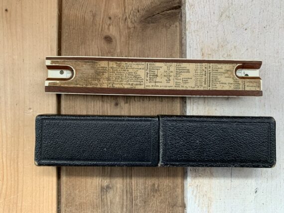 Nestler 12a 12b slide rule Germany 1930