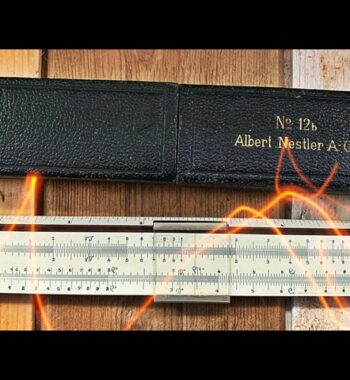 Nestler 12a 12b slide rule Germany 1930
