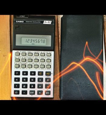 Casio fx-82 electronic The original scientific calculator 1982 Japan