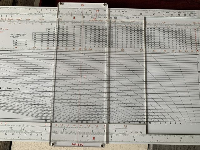 Aristo wire 90103 / 10081A Draht slide rule