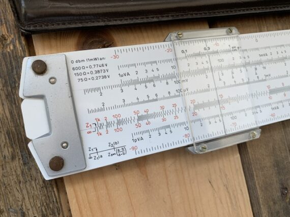 Nestler Electronic I slide rule 0297 sleeve 1970 Germany - Image 4