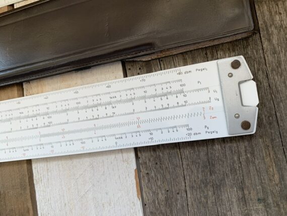 Nestler Electronic I slide rule 0297 sleeve 1970 Germany - Image 5