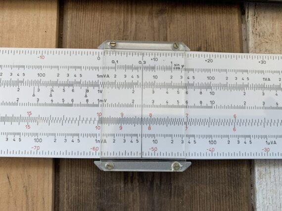 Nestler Electronic I slide rule 0297 sleeve 1970 Germany - Image 9