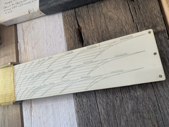 Dennert Pape CC Moler Electric line calculator slide rule 1935 Germany USA - Image 6