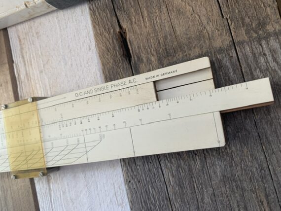 Dennert Pape CC Moler Electric line calculator slide rule 1935 Germany USA - Image 7