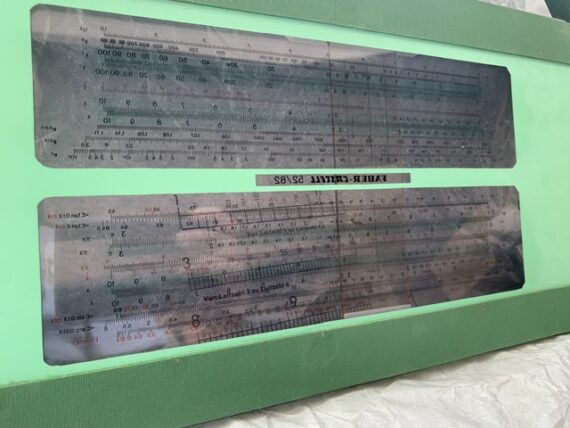 Faber Castell projection slide rule 310/52 box 1960 Germany - Image 8