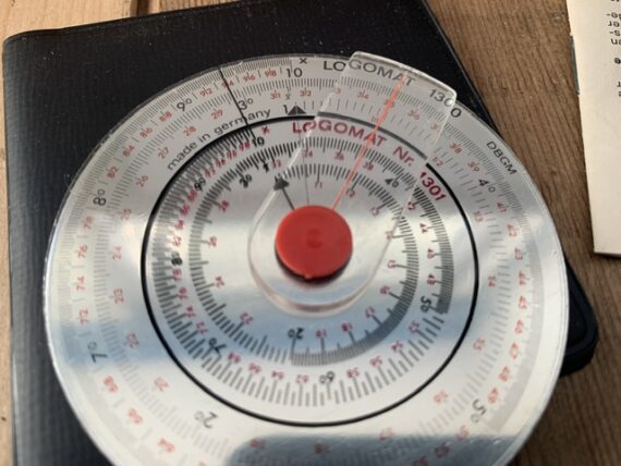 Logomat 1300 1301 circular slide rule full set 1960 Germany - Image 6