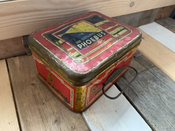 Phoebus 30 small brass camping stove in tin 1950 Austria