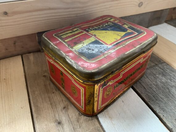Phoebus 30 small brass camping stove in tin 1950 Austria - Image 3