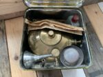 Optimus 48L brass camping Stove in tin 1960 Sweden