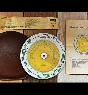 Aristo 623 circular slide rule full set 1962 Germany